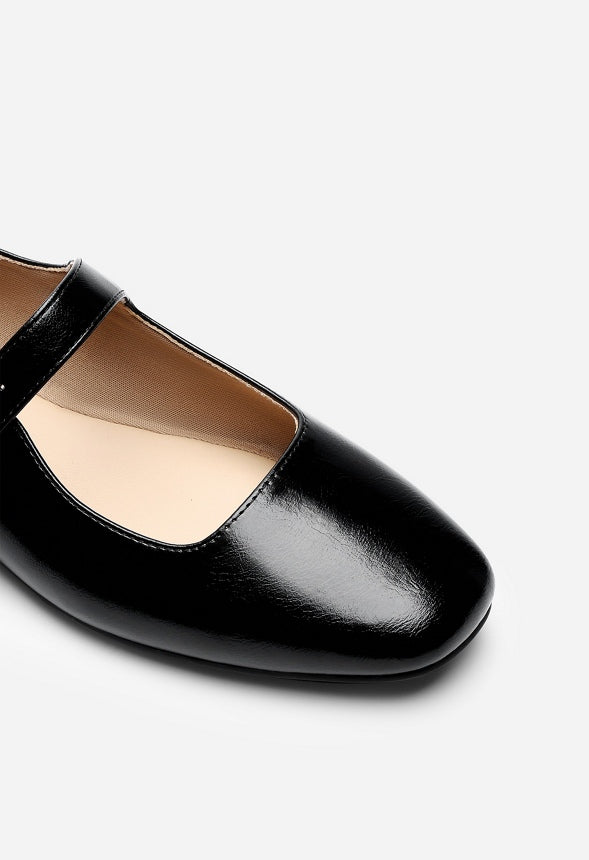 Mary Jane Flats Black