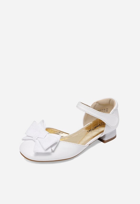 Occasion Bow Sandal White