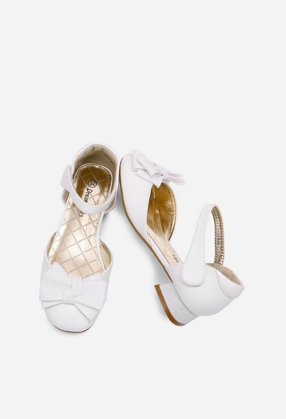 Occasion Bow Sandal White