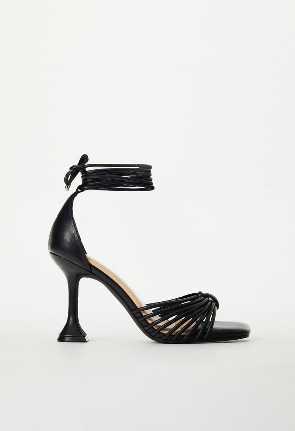 Fay Gladiator Sandal Black