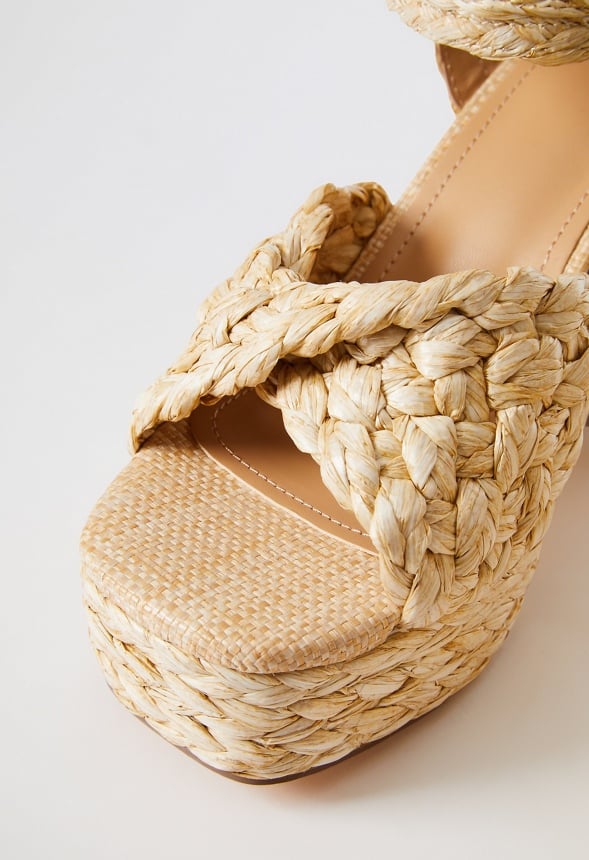 Rosalie Heeled Sandal Natural