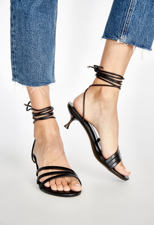 Jesamine Heeled Sandal Black