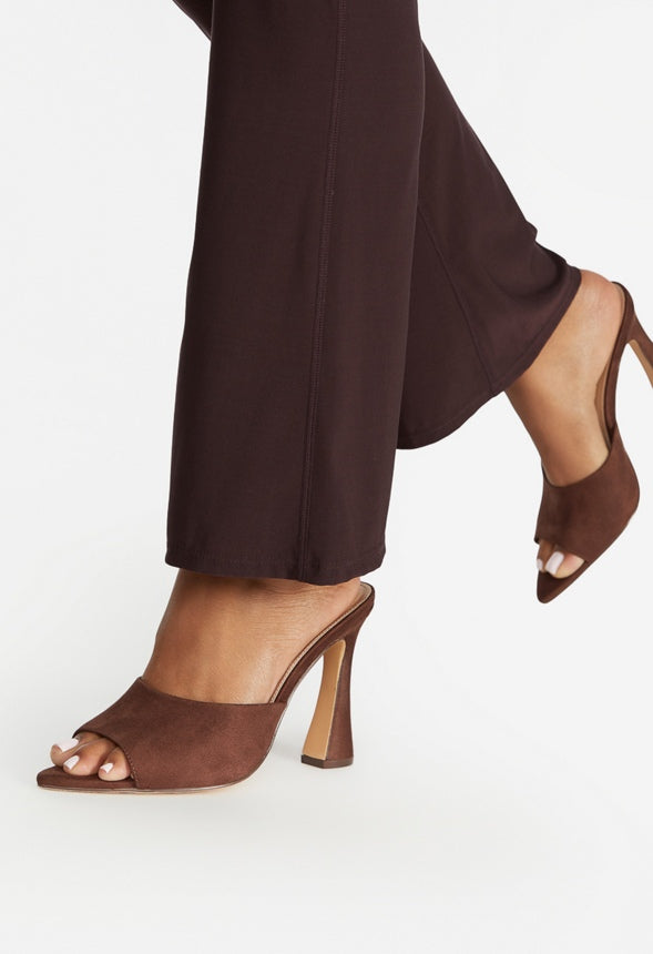 Mira Heeled Sandal Chocolate Lab