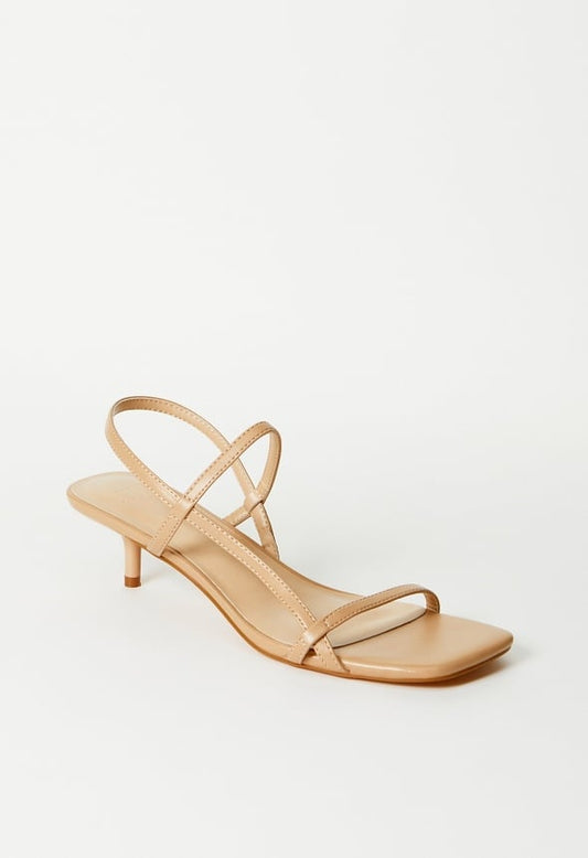 Nicole Heeled Sandal New Nude