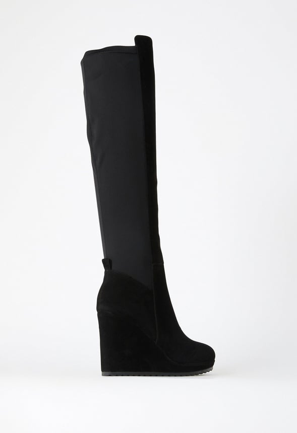Claire Wedge Boot Black Caviar