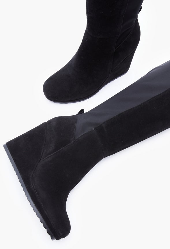 Claire Wedge Boot Black Caviar