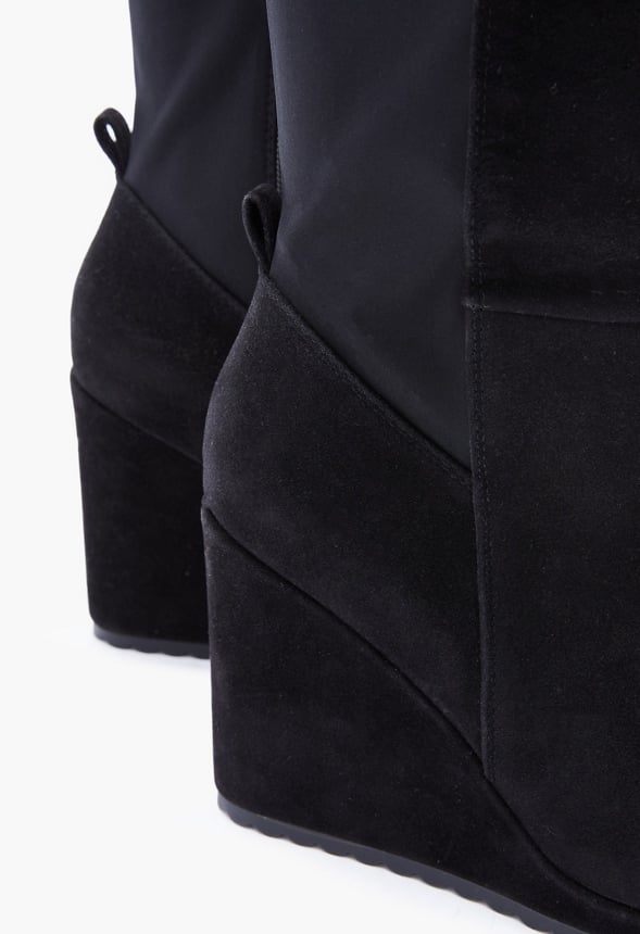 Claire Wedge Boot Black Caviar
