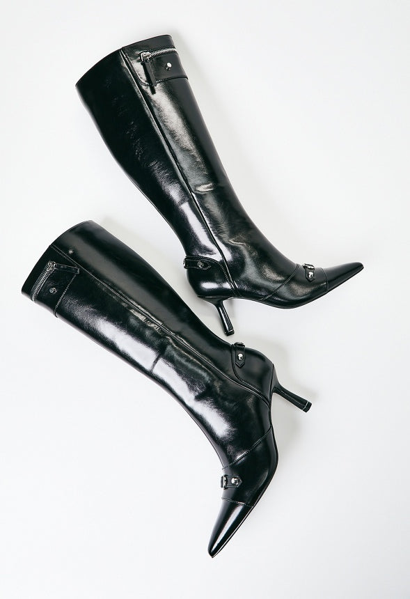 Zimi Stiletto Boot Black