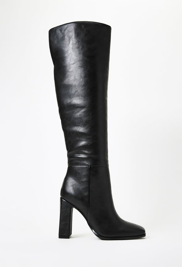 Monrow Over-The-Knee Boot Black
