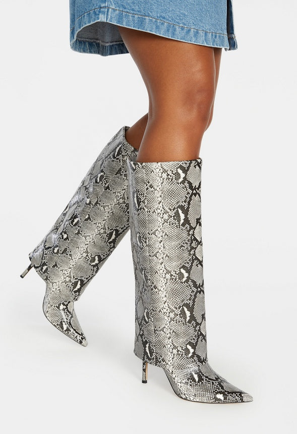 Sivan Stiletto Boot Natural