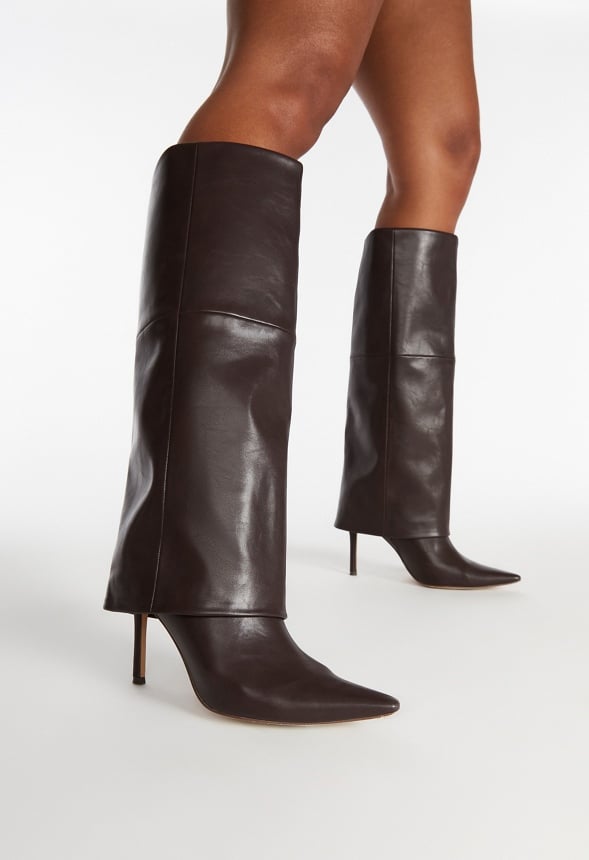 Sivan Stiletto Boot Coffee