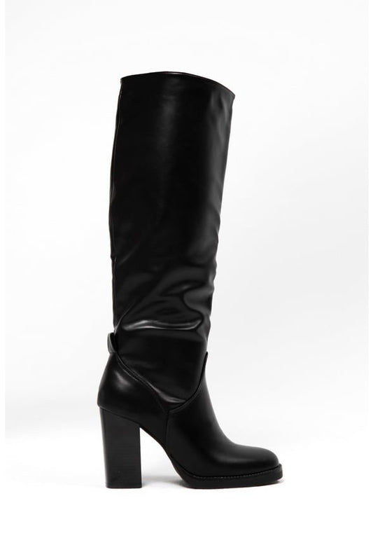 Jess Heeled Boot Black