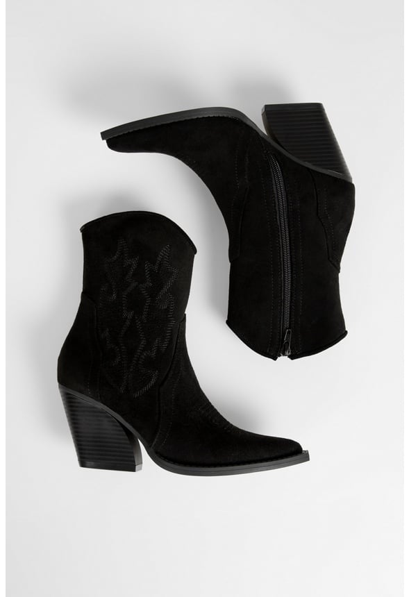 Lucia Cowboy Boot Black
