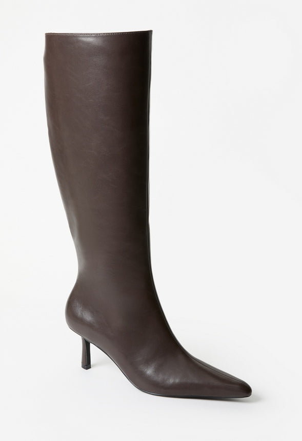 Emilia Stiletto Boot Cacao Brown
