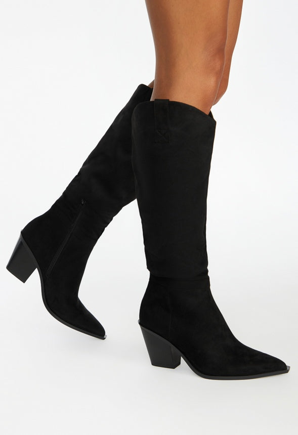 Sansa Slouchy Boot Black