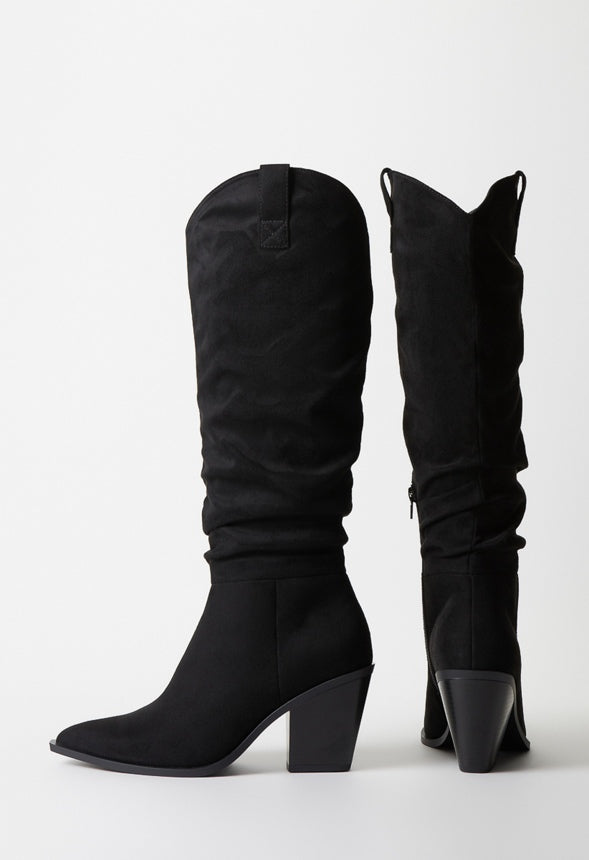 Sansa Slouchy Boot Black
