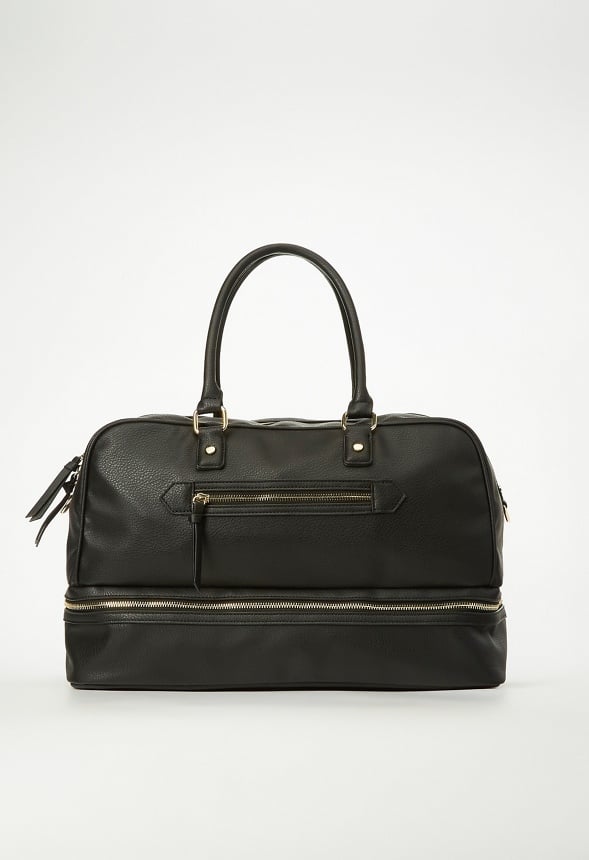 Multi Compartment Weekender Bag Black