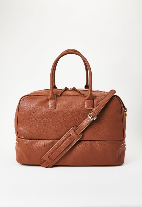 Multi Compartment Weekender Bag Whiskey