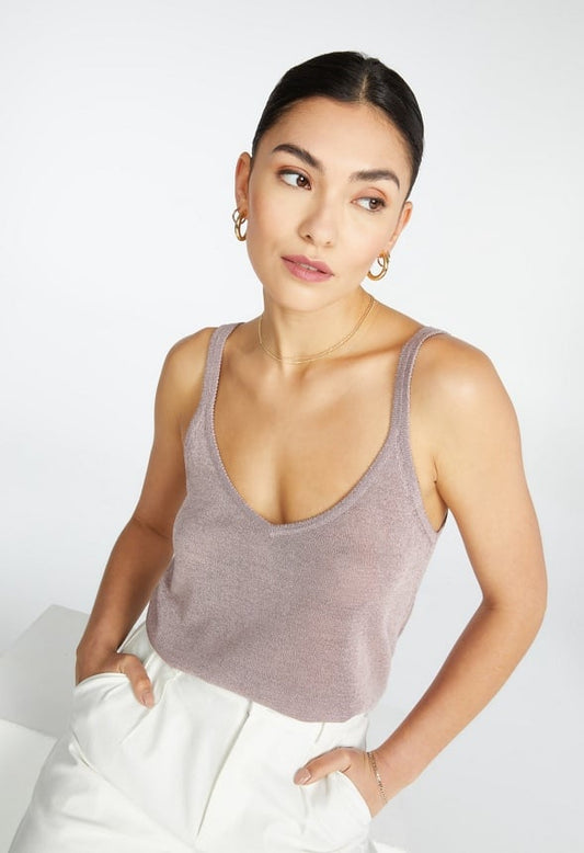 Sweater Tank Top Sea Fog Grey