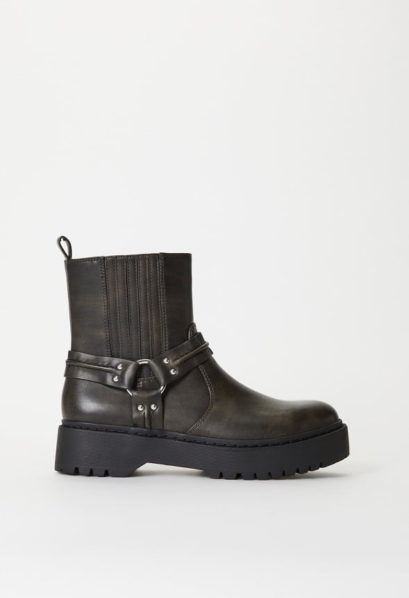 Beckett Chelsea Ankle Boot Distressed Black