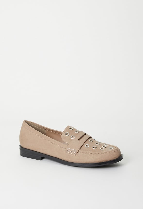 Zuri Flat Loafer Taupe