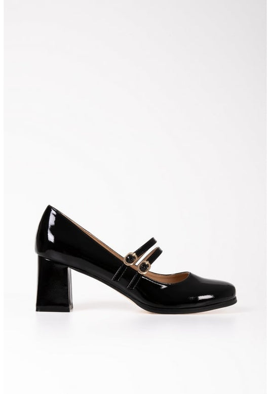 Darcie Mary Jane Pumps Black