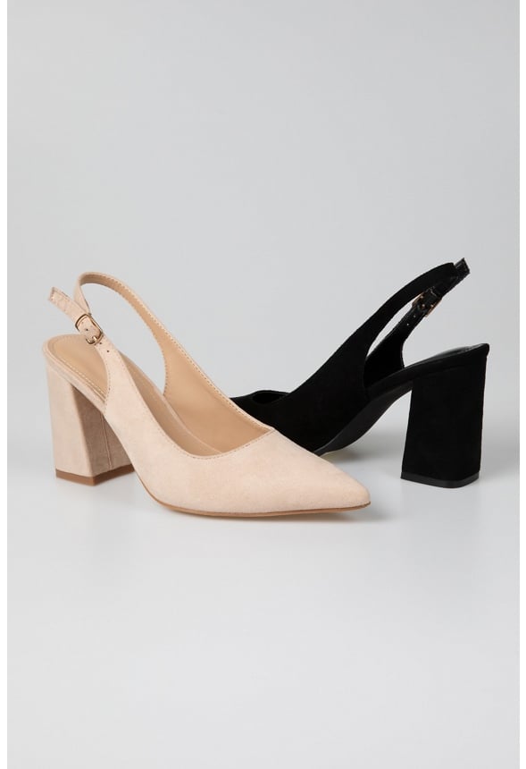Mia Ankle Strap Pump Black