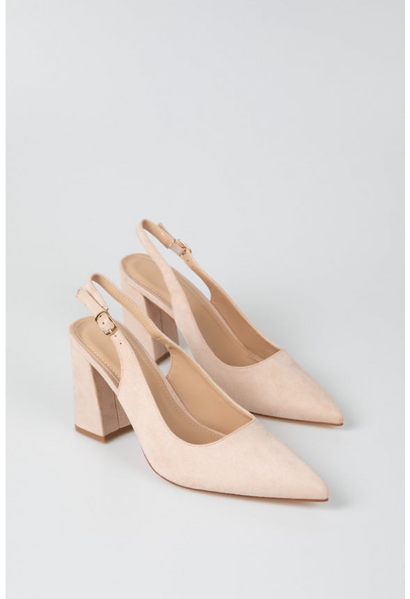 Mia Ankle Strap Pump  Blush