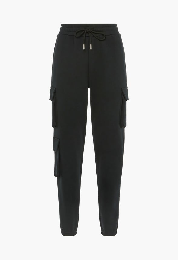 Cargo Knit Joggers Black Caviar