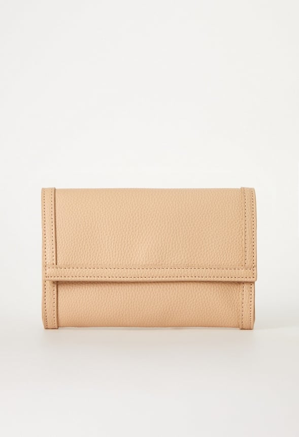 Zippered Satchel Set Semolina Beige