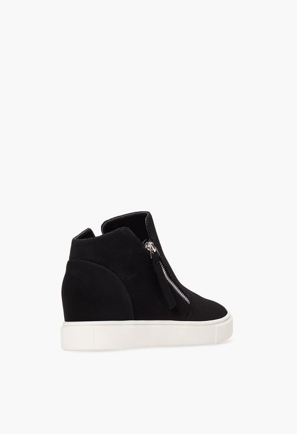 Kayden Wedge Trainers Black