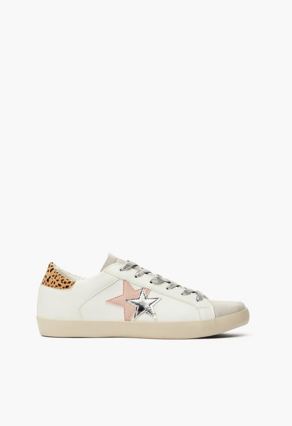 Zaylee Trainers Leopard/ Blush Multi