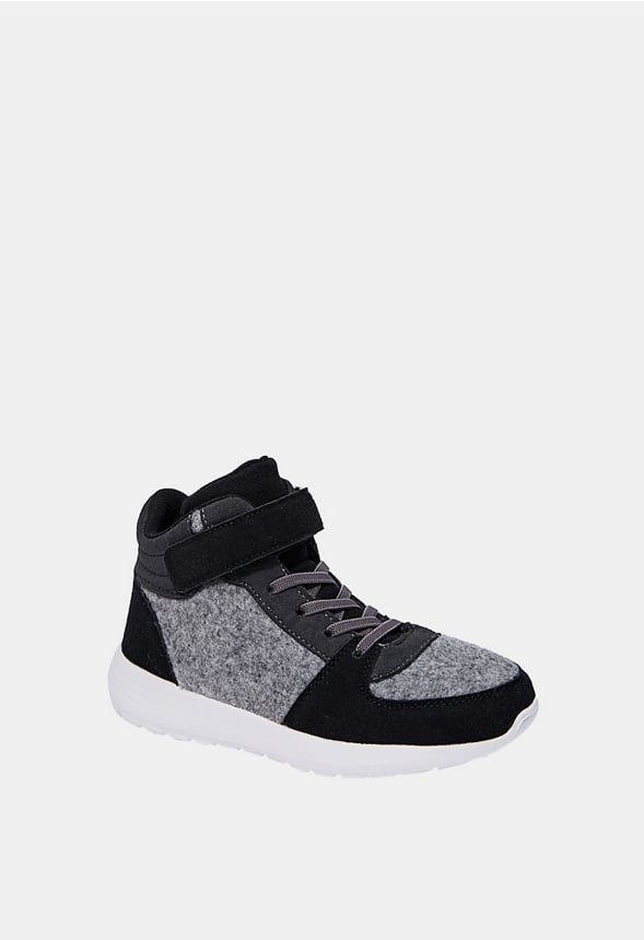 High Top Colorblock Sneaker Grey