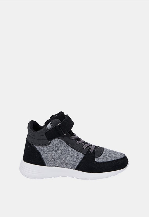 High Top Colorblock Sneaker Grey