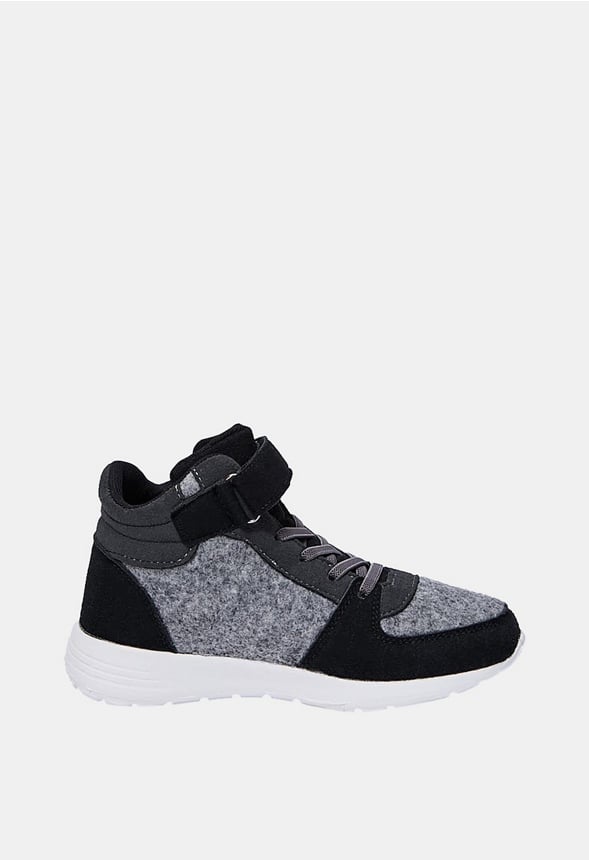 High Top Colorblock Sneaker Grey