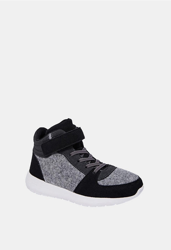High Top Colorblock Sneaker Grey
