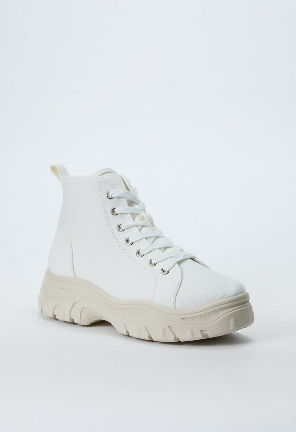Wylla High Top Trainers Bright White