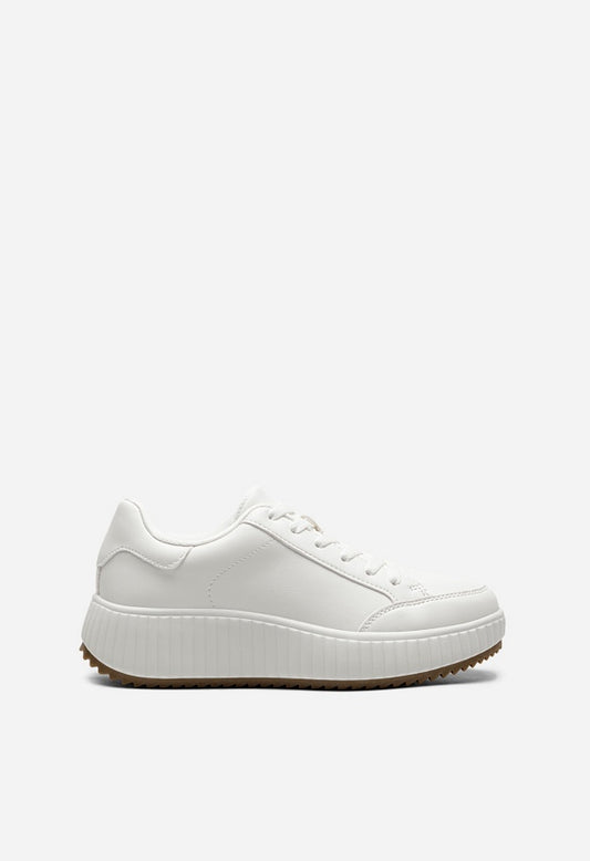 Low Platform Sneaker White