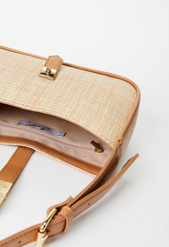Mini Shoulder Bag Natural/ Light Camel