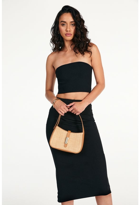 Mini Shoulder Bag Natural/ Light Camel