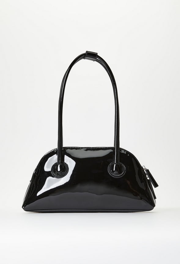 Long Strap Shoulder Bag Black