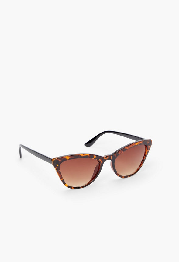 Oversized Cateye Sunglasses Tortoise