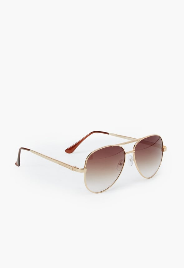 Classic Aviator Sunglasses Gold