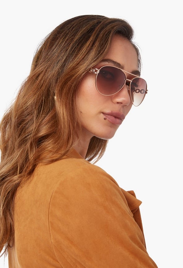 Aviator Sunglasses Gold