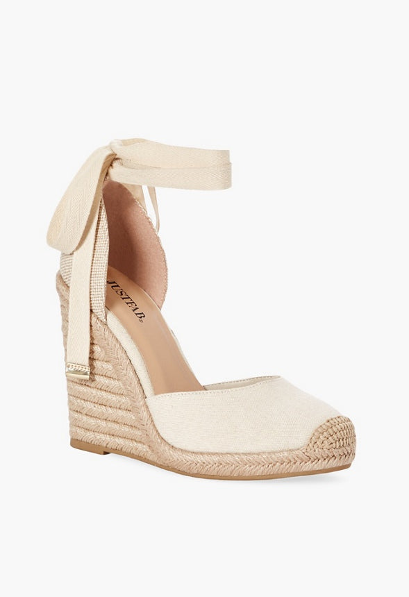 Jenala Espadrille Wedge Linen