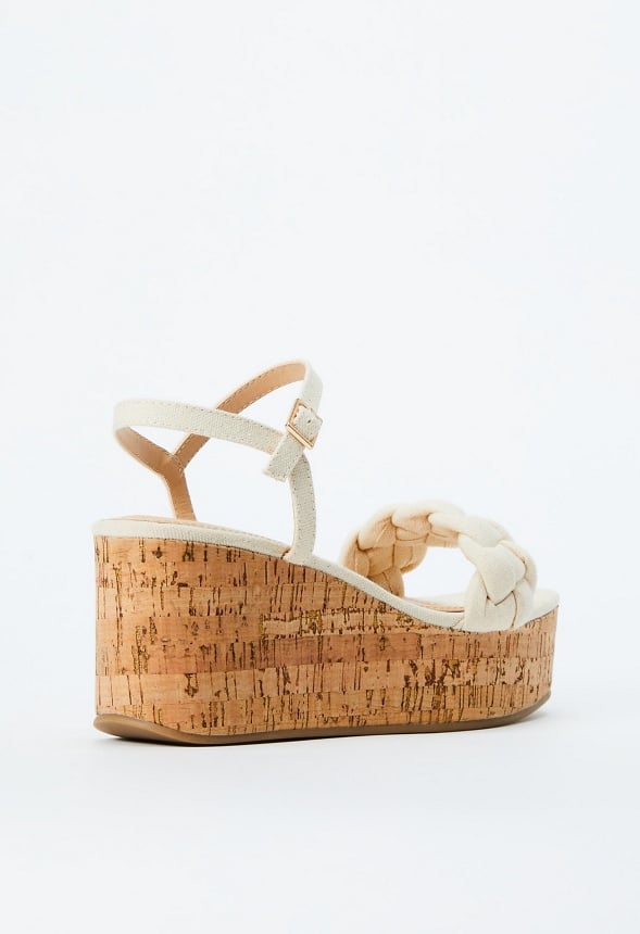 Dalia Wedge Sandal Natural