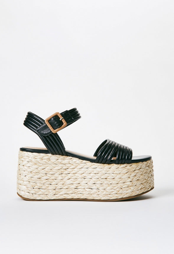 Birdie Platform Sandal Black