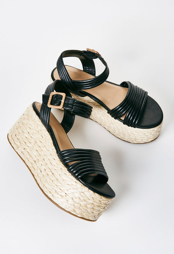 Birdie Platform Sandal Black