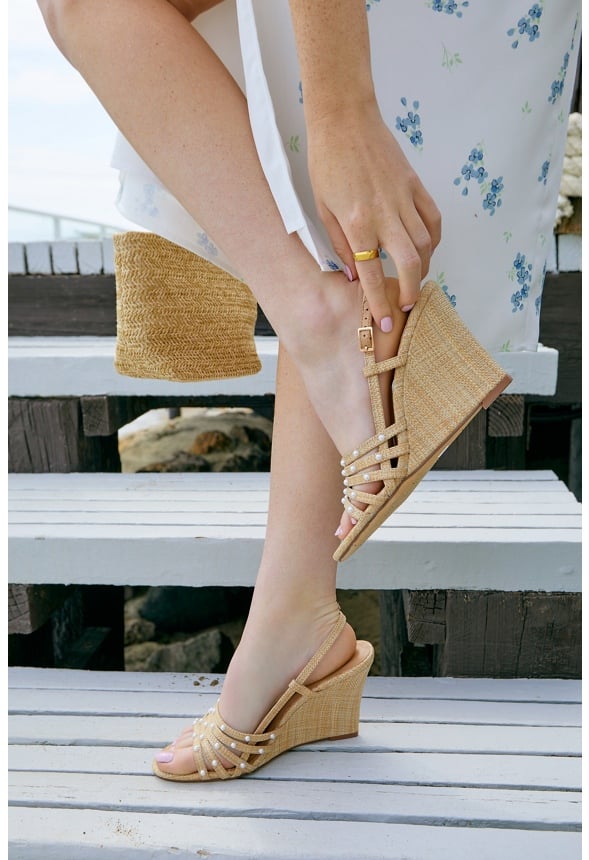 Solana Wedge Sandal Dark Natural
