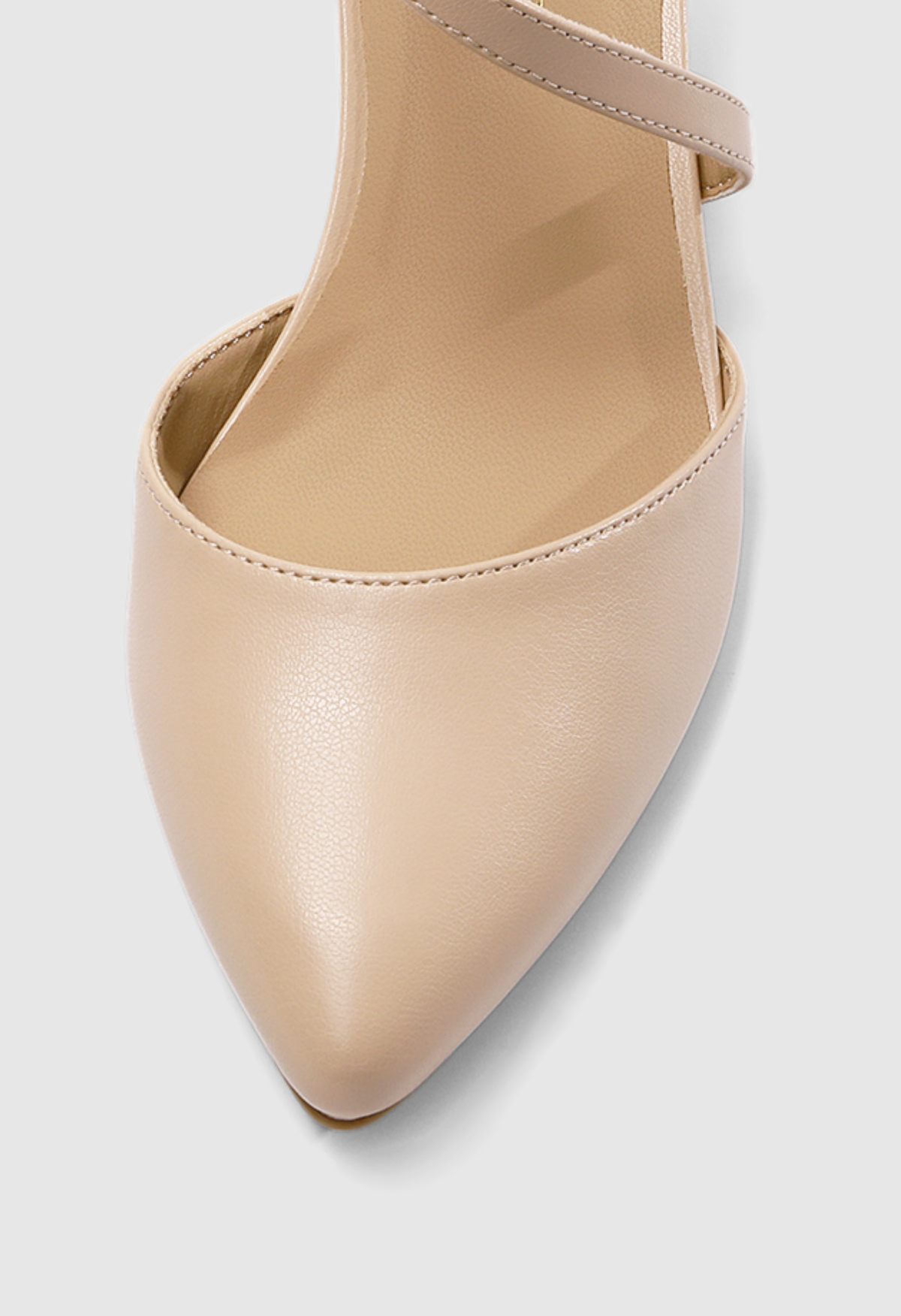 Women’s Closed Pointed Low Chunky Heels Ankle Strap Dress Pumps